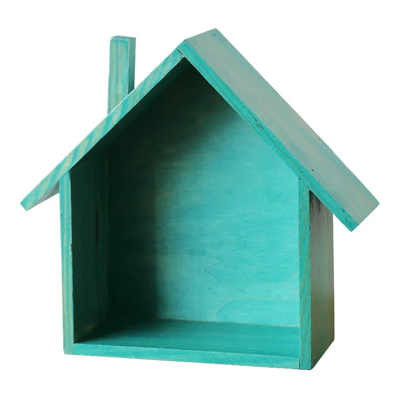 Repisa Decorativa de Pared en Forma de Casita – Varios Colores