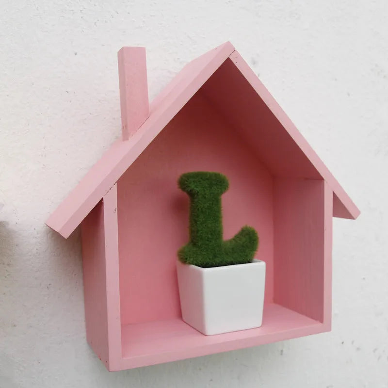 Repisa Decorativa de Pared en Forma de Casita – Varios Colores