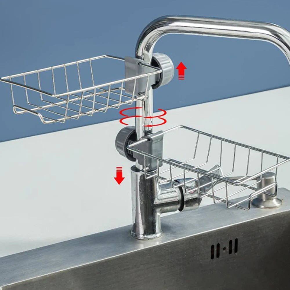 Organizador para Fregadero de Cocina con Soporte para Esponja y Jabón