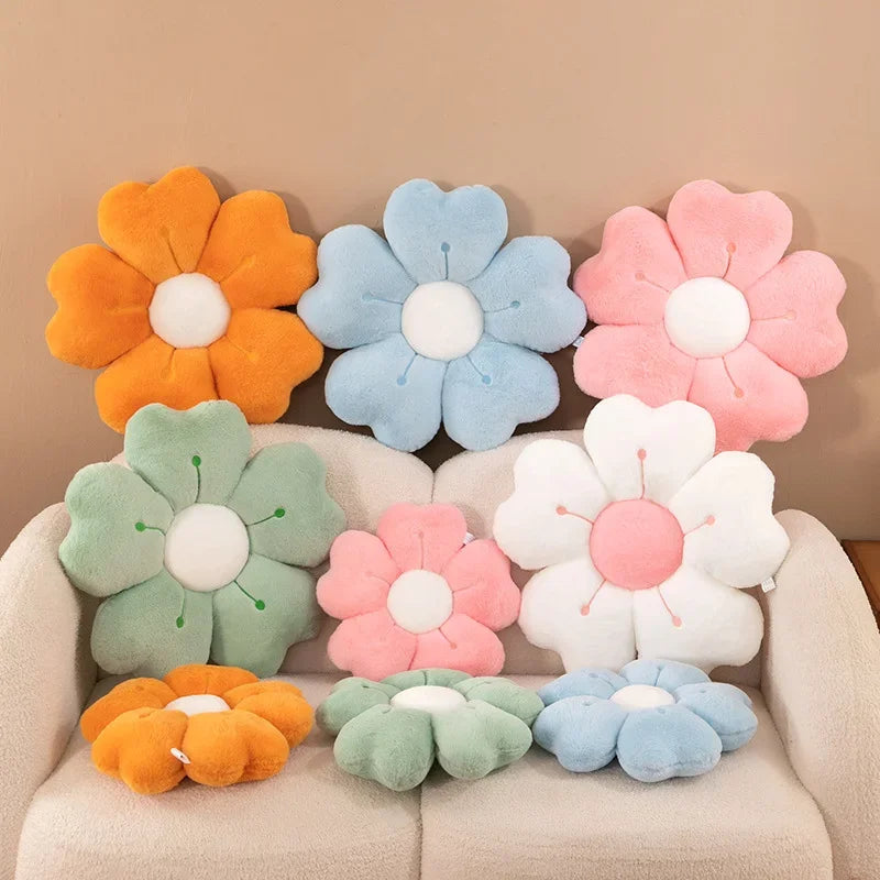 Cojín de Peluche en Forma de Flor – Suave y Decorativo para Cama y Sofá