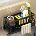 Organizador para Fregadero de Cocina con Soporte para Esponja y Escurridor