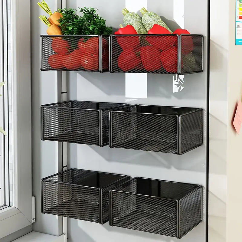 Estante Magnético para Refrigerador y Organizador de Cocina