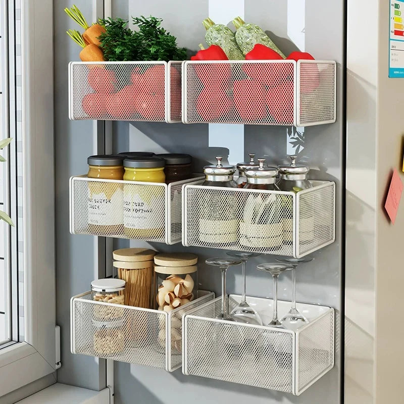 Estante Magnético para Refrigerador y Organizador de Cocina