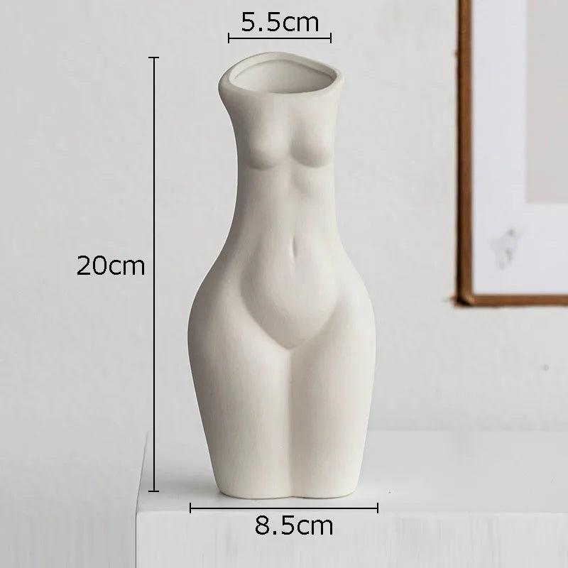Jarrón Decorativo de Cerámica – Diseño Artístico Moderno