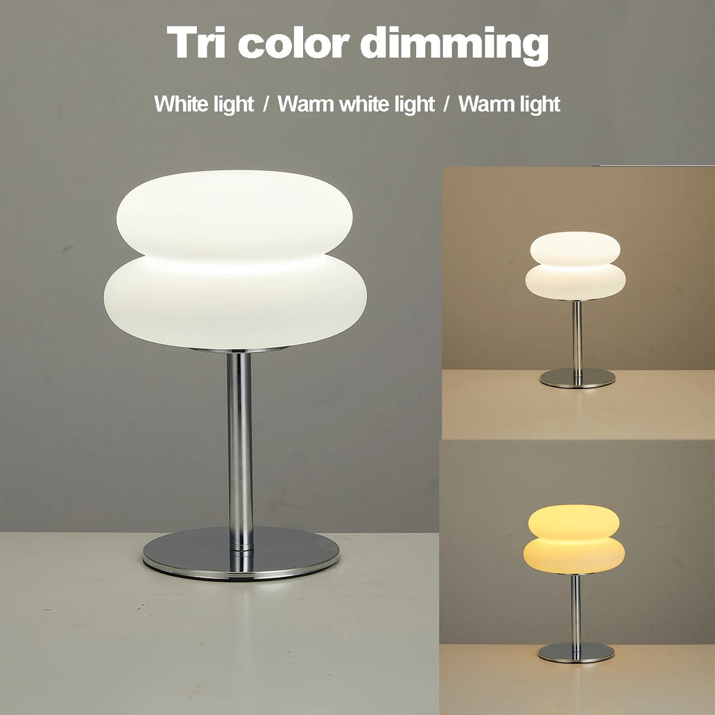Lámpara LED de Mesa Tipo Hongo – Luz Ambiental USB con 3 Tonos