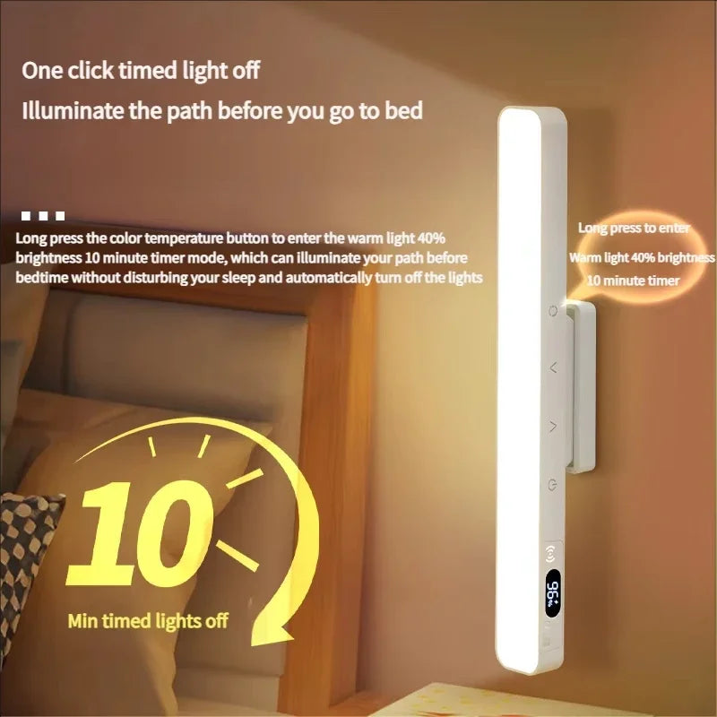 Lámpara LED Magnética Recargable para Cocina, Clóset y Escritorio