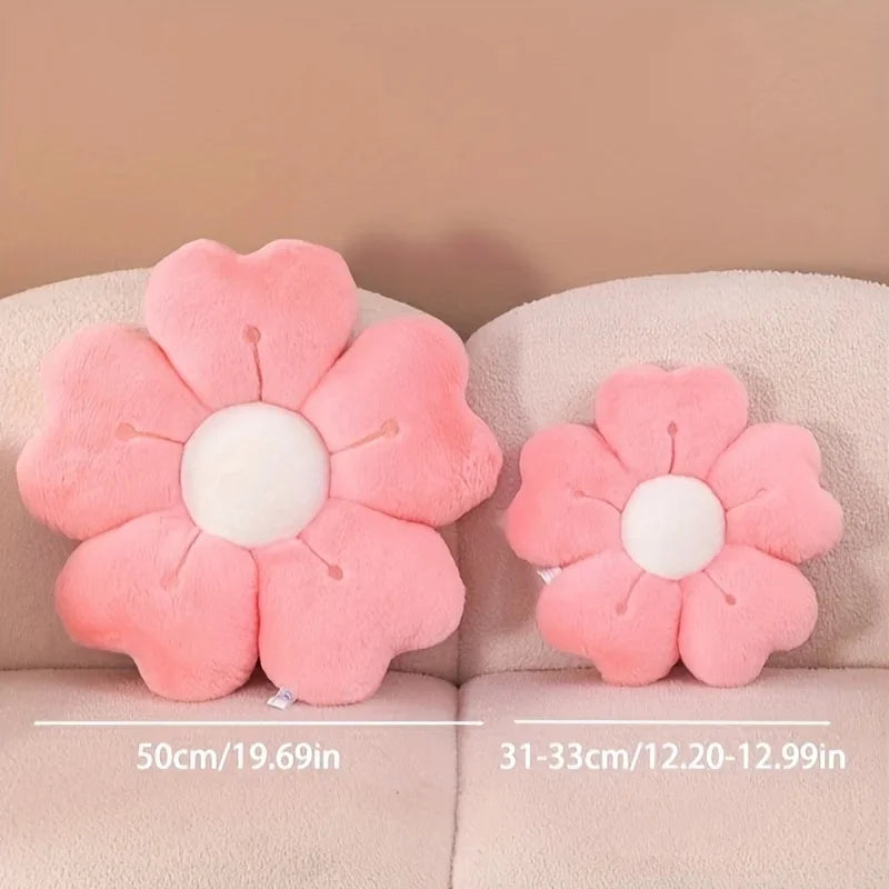 Cojín de Peluche en Forma de Flor – Suave y Decorativo para Cama y Sofá