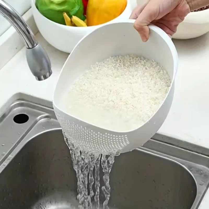 Tazón Colador para Arroz, Frutas y Verduras