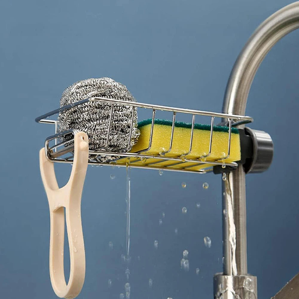 Organizador para Fregadero de Cocina con Soporte para Esponja y Jabón
