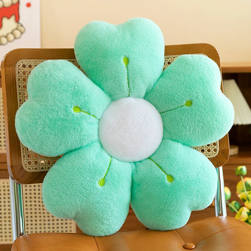 Cojín de Peluche en Forma de Flor – Suave y Decorativo para Cama y Sofá