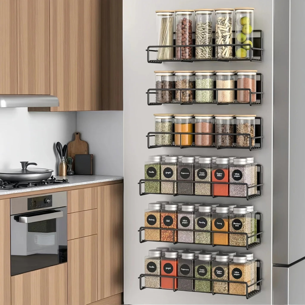 Estante Magnético para Especias y Organización de Cocina